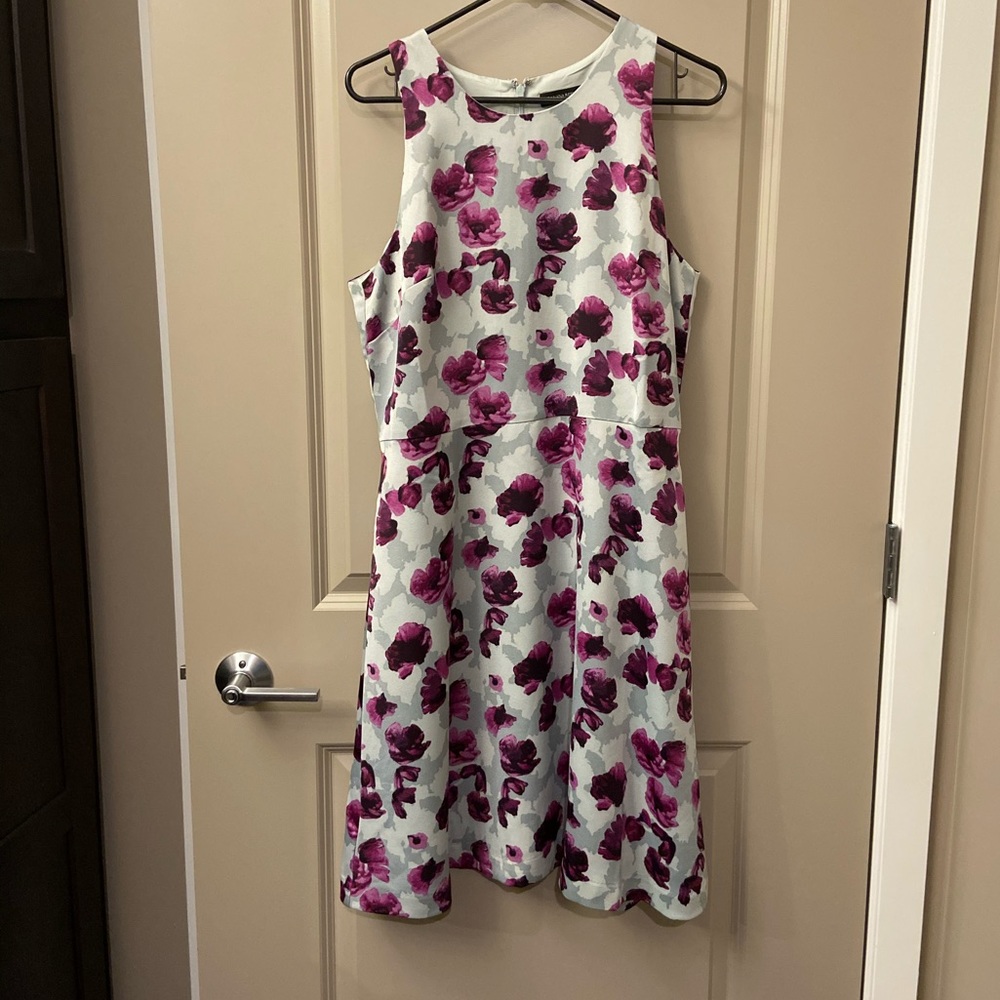 Banana republic purple floral dress